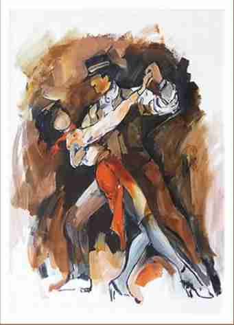 bailarines de tango